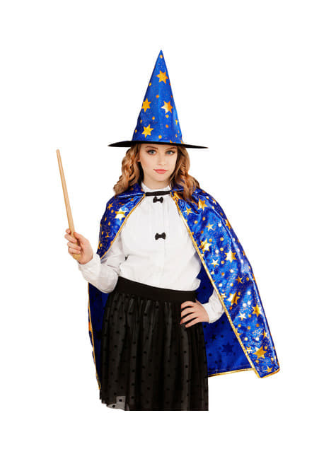Kostým čarodejníka s hviezdami pre deti