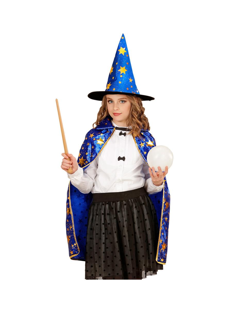 Wizard costume with stars for Kids