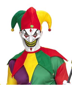 Déguisement de bouffon médiéval coloré pour homme
