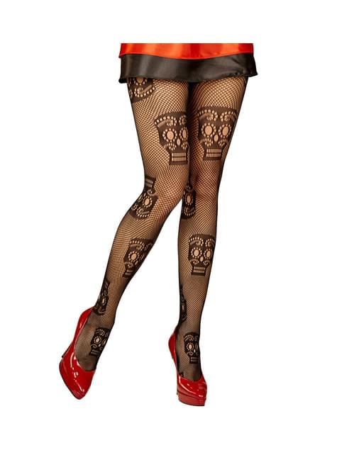 Bas Catrina résille noire femme