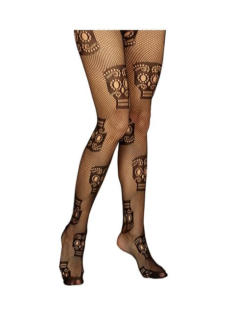 Bas Catrina résille noire femme