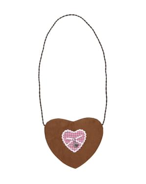 Bolso de Oktoberfest con forma de corazón