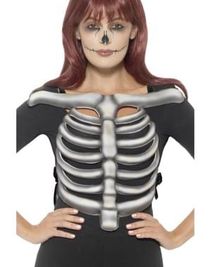 Top esqueleto de borracha Eva para adulto