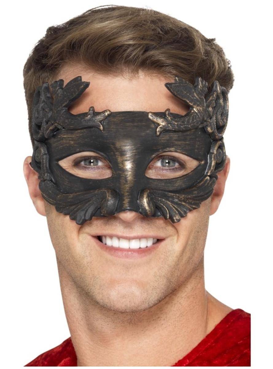 Metalic warrior eyemask for adults