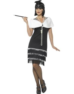 Fato dos anos 20 elegante para mulher