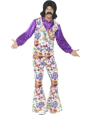 Кольоровий костюм в стилі 70-х для чоловіків