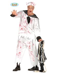 Zombie sailor costume for men