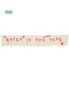 Cartaz Enter if you dare ensanguentado