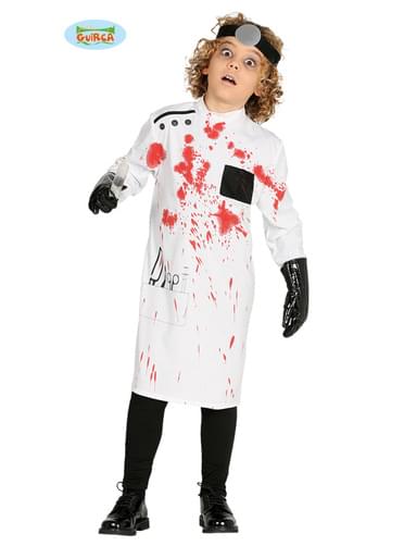 Fato de doutor assassino psicopata para menino