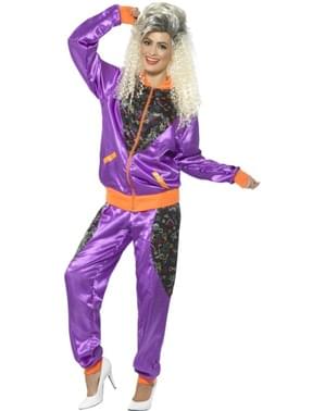 Costume tuta retrò anni '80 per donna