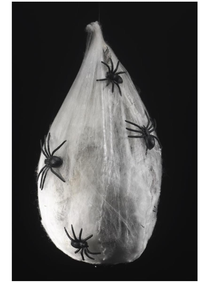 Moving spiders fluorescent larva