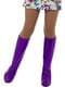 Purple classic boot covers for adults