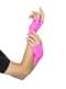 Pink fist fingerless goves for adults