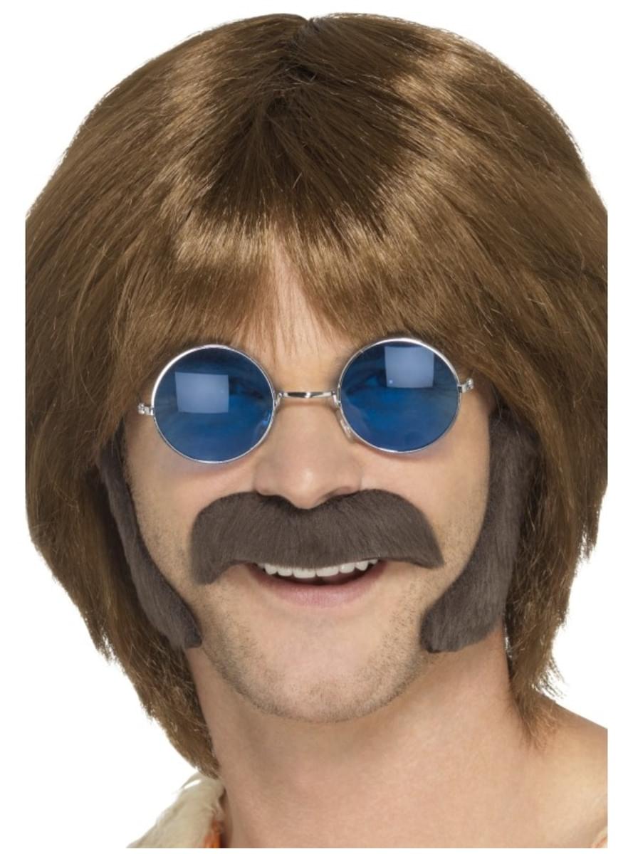 Men's chestnut-coloured modern hippie kit