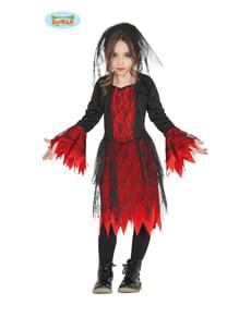 Red and black brides costume for girls