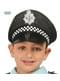 Black police hat for kids