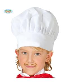 Chapéu de cozinheiro profissional infantil