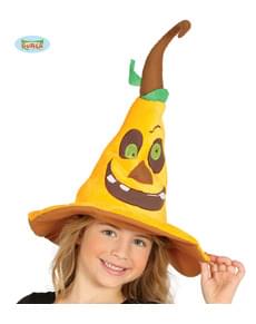 Chapéu de abóbora diabólica infantil