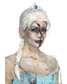 Perruque princesse de glace zombie femme