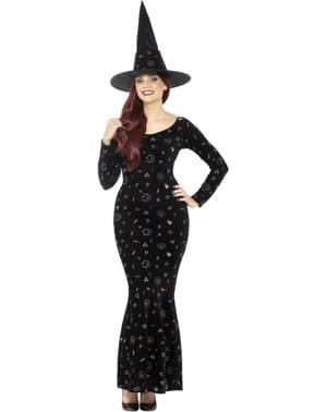 महिलाओं के काले जादू चुड़ैल पोशाक