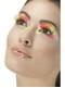 Ciglia fluorescenti multicolore per donna