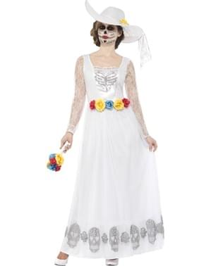 Day of the Dead Brud Kostume til Kvinder