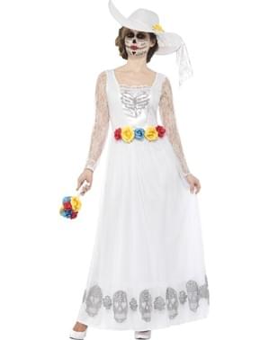 Dia de los Muertos Braut Kostüm für Damen