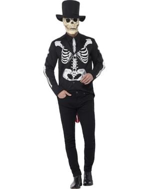 Costum domn schelet elegant pentru bărbat