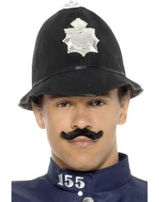 Chapéu de polícia de Londres preto para adulto