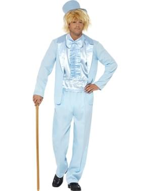 Fato de tonto azul para homem