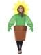 Adults' flower in a flowerpot costume