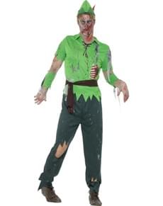 Zombie forest vigilante costume for men