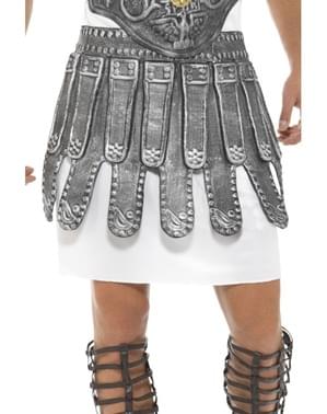 Saia de romano prateada para adulto