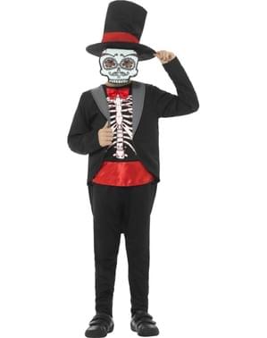 Strój Catrina dia de los muertos pan młody dla chłopca