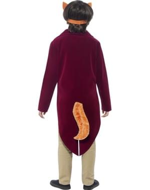 Disfraz de fantástico Mr Fox Roald Dahl para niño