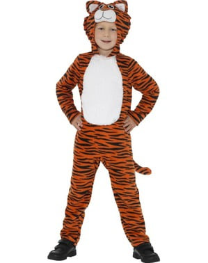 बच्चों की चंचल बाघ पोशाक