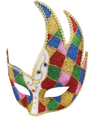 Maschera veneziana multicolore