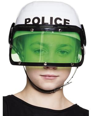 Helm polisi anti huru hara untuk anak-anak