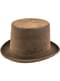 Brun steampunk top hat til voksne