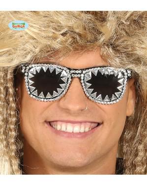 Lunettes rock diamants incrustés adulte