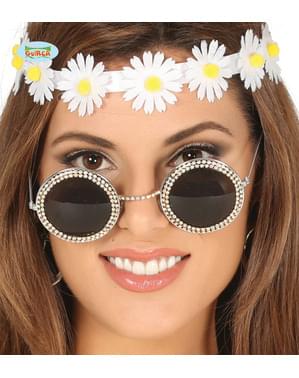 Kadınlar için Hippy diamante gözlükleri