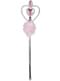 Varinha cor-de-rosa com coração para menina