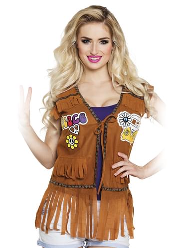 Hippie Fransenweste Für Männer - Bohemian Style 1960er Jahre Cosplay Für Festivals & Partys