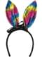 Diadema de conejita tricolor para adulto