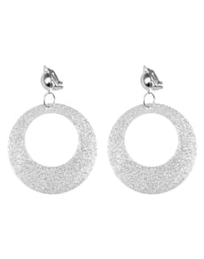 Silver sevillana earrings