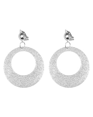Silver sevillana earrings