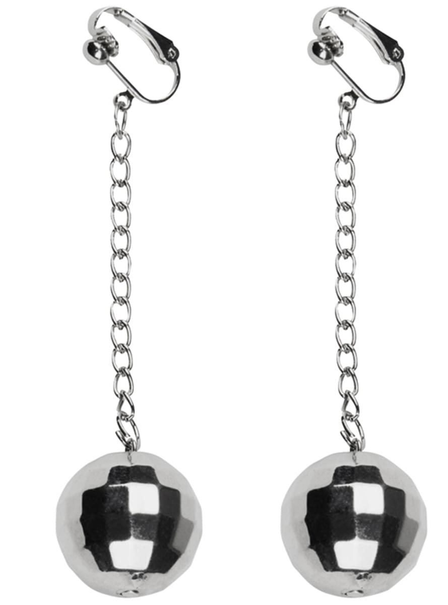 Disco ball earrings