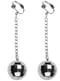 Pendientes con bola de discoteca para mujer