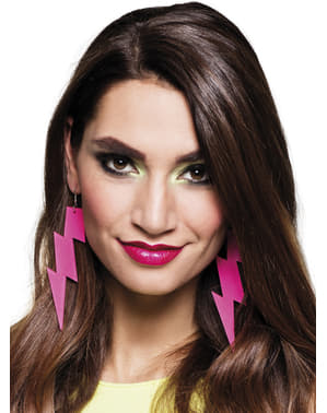 Pink Lightning earrings
