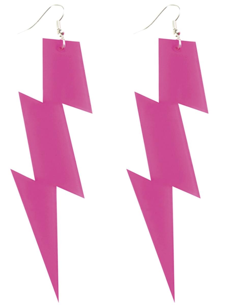 Pink Lightning earrings